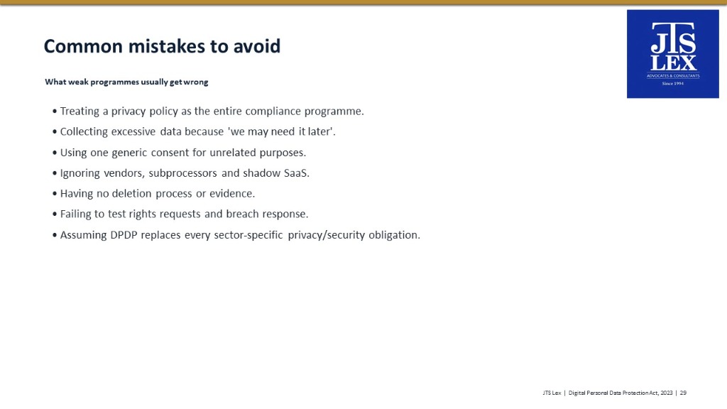 Common mistakes to avoid