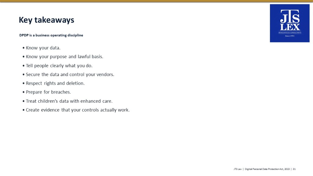 Key takeaways